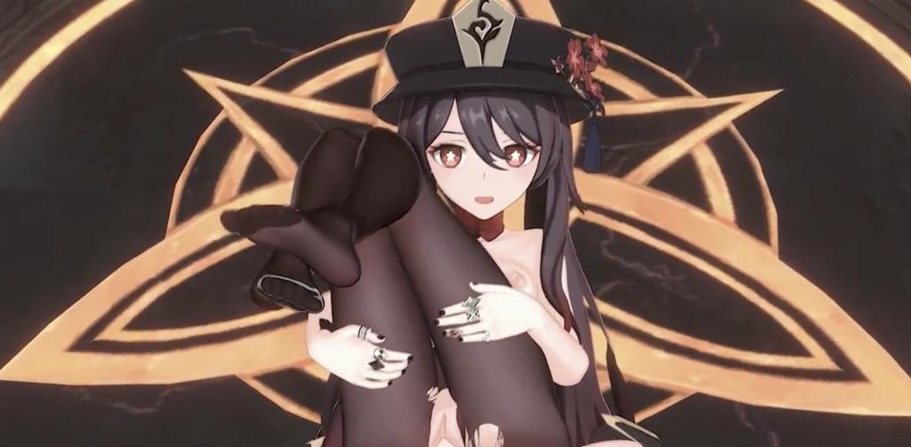 3D甘雨×胡桃激情互操，极致缠绵超带感！ 海报