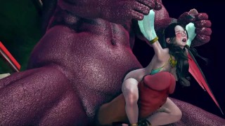 【3D动画】巨兽狂操美艳阿拉伯公主！异兽征服王室艳妃 海报