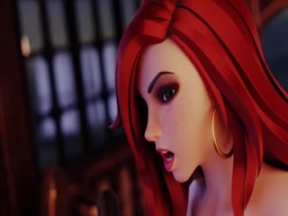 【3D动画】财富小姐制服诱惑 豪华游艇激情狂操 肉感身材骑乘上位 海报