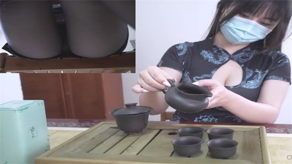 极品白虎网红NANA：性感茶艺老师私密授课，湿身诱惑挡不住！ 海报