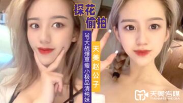 国产AV 天美传媒 天美赵公子探花 3P大战爆草瘦小极品清纯妹草完一次在干一次 海报