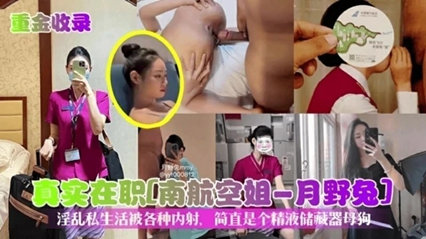 【真实在职】南航空姐月野兔淫乱私生活被各种内射 海报
