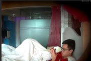 宾馆偷拍第12期：针孔镜头下的秘密激情，湿身情侣忘我缠绵 海报