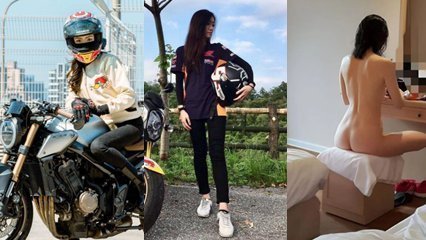 流出反差颜值最近比较火的超高颜值 爱骑重机的美女 喜欢跨骑着男人狂放摇动，不放过老二拔出小穴的每一秒钟 海报