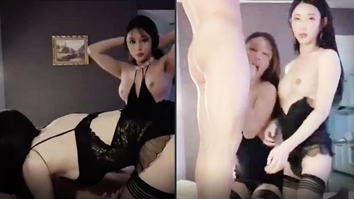 【国产TS系列】高颜值的诗诗和君君和健身小鲜肉3P_各种姿势操的呻吟不断 海报