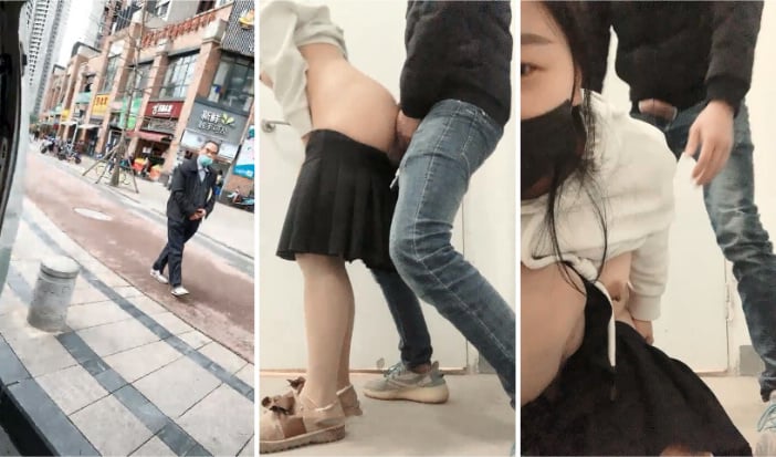 【鹿爷最man】广场搭讪，厕所内啪啪，街头跳蛋喷水，再勾搭小伙带回住处做爱 海报