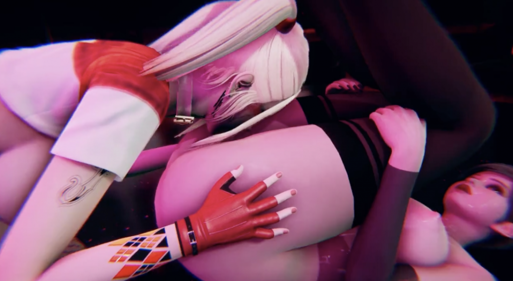 【3D扶她】自杀小队同人：哈莉奎茵变双性小丑女狂干性感猫女 海报
